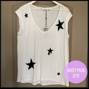 NWT Pam & Gela Kate star Tee